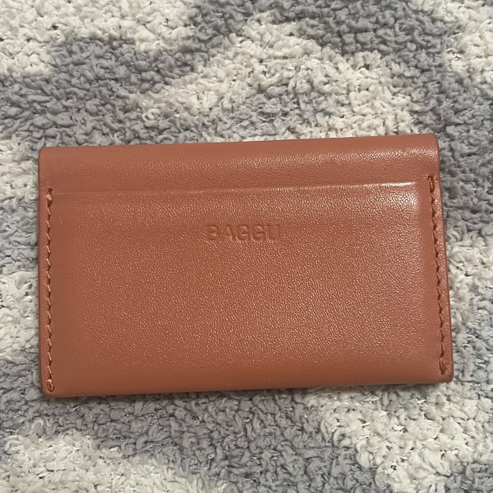 Baggu Leather Card Holder